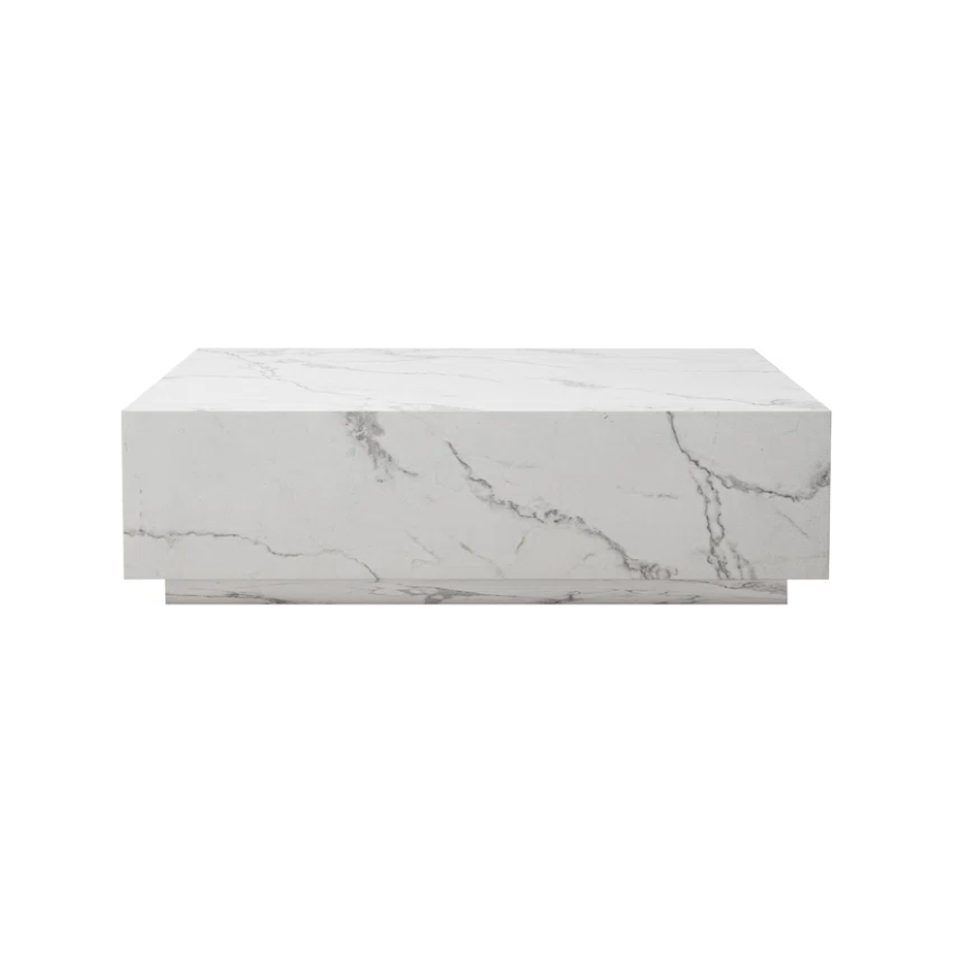 Marble Modern Block Coffee Table